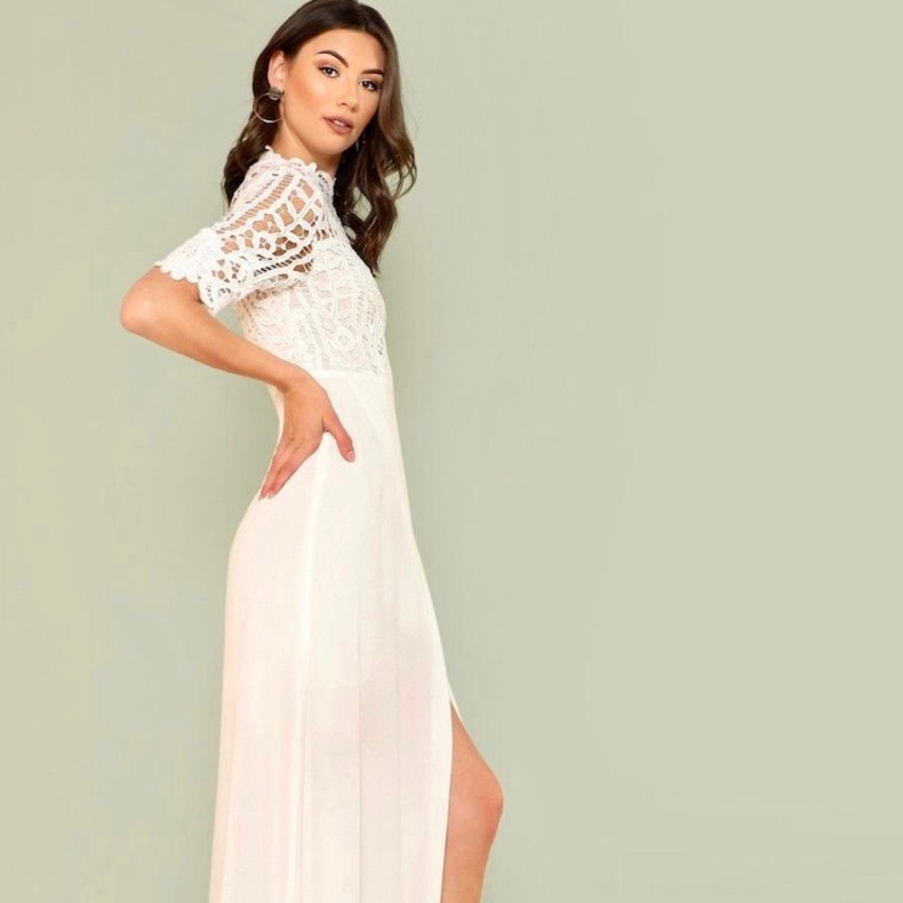 SHEIN white dress